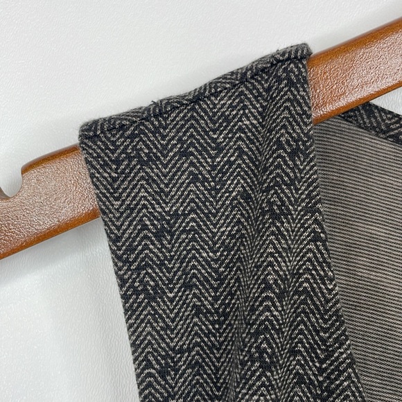 Toad & Co Cue Sleeveless Wrap Dress Size Medium Brown Buffalo Herringbone Print - Picture 5 of 12